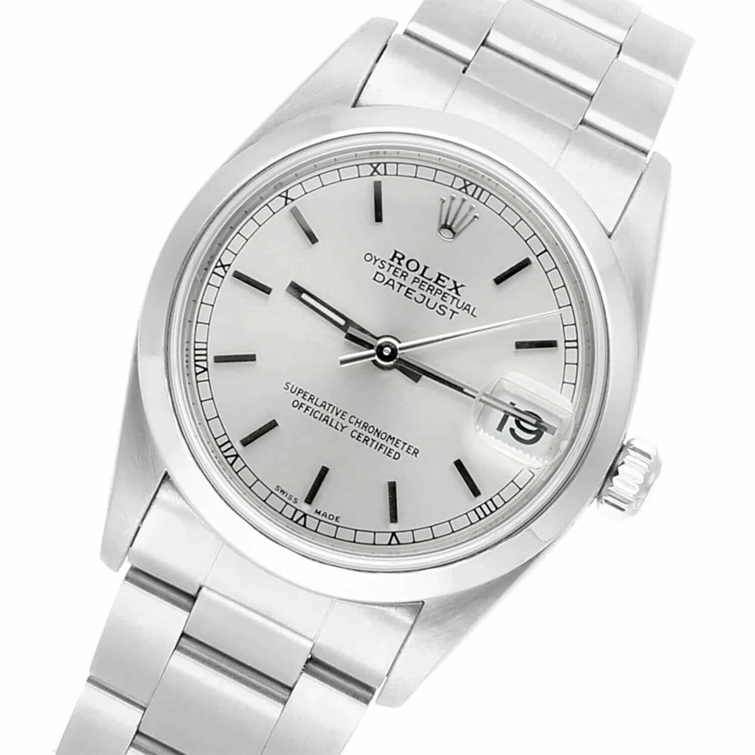 Rolex Datejust 31 78240 Midsize Silver Dial Stainless Steel Ladies Watch Oyster