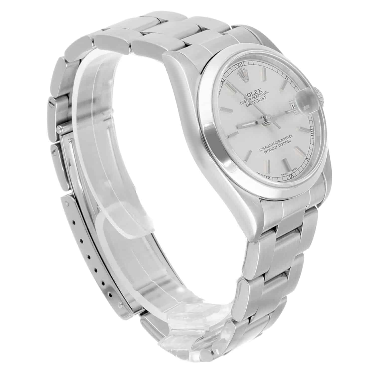 Rolex Datejust 31 78240 Midsize Silver Dial Stainless Steel Ladies Watch Oyster - 2000