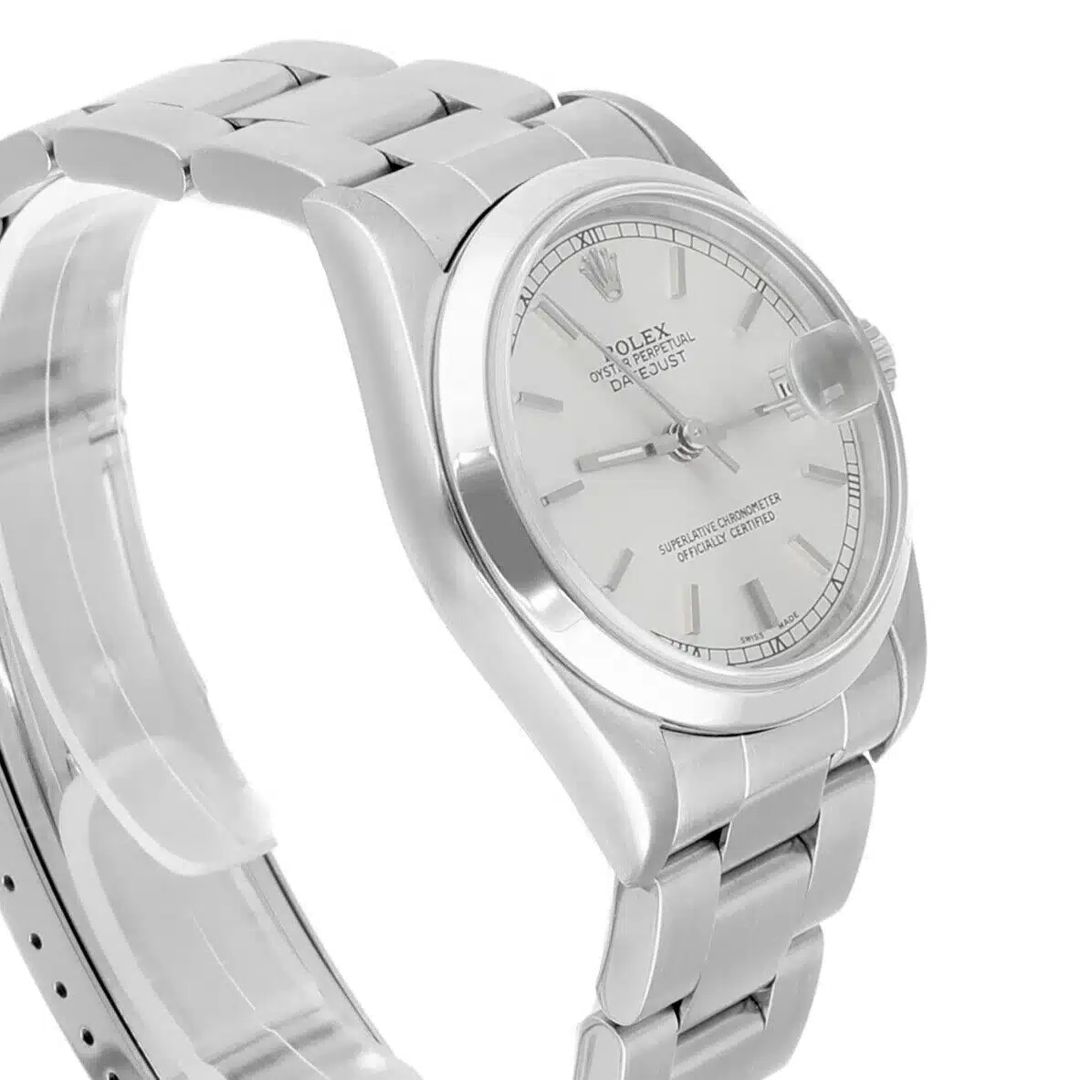 Rolex Datejust 31 78240 Midsize Silver Dial Stainless Steel Ladies Watch Oyster - 2000 – image 4