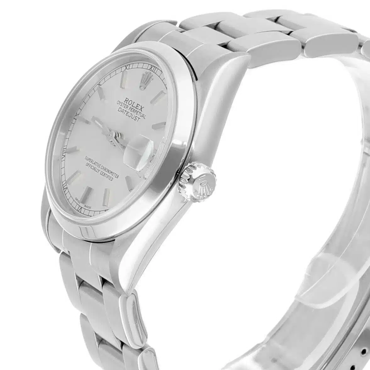 Rolex Datejust 31 78240 Midsize Silver Dial Stainless Steel Ladies Watch Oyster - 2000 – image 7