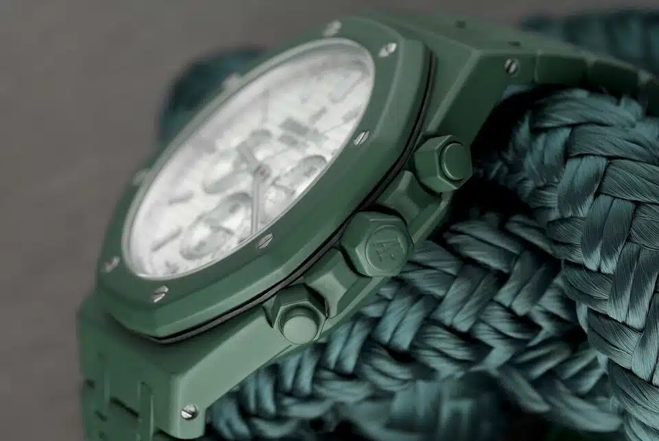 Audemars Piguet Royal Oak Chrono 41mm 26320ST.OO.1220ST.02 Custom Green Ceramic – image 7