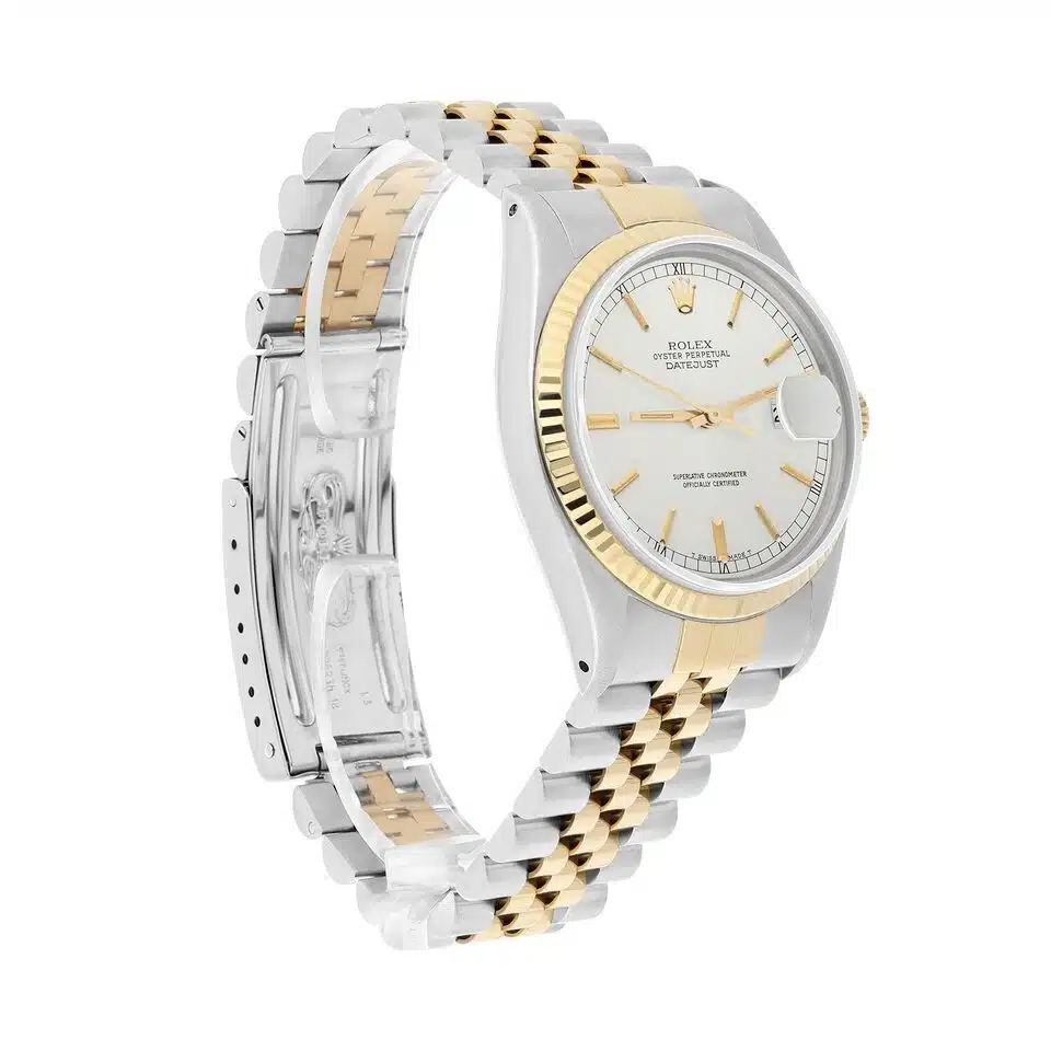 Rolex Datejust 36mm Two Tone Silver lndex Dial Jubilee 16013 Circa 1987 Complete – image 6