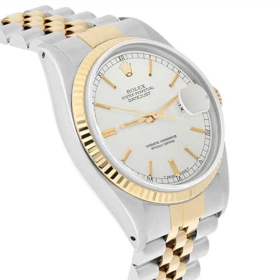 Rolex Datejust 36mm Two Tone Silver lndex Dial Jubilee 16013 Circa 1987 Complete – image 5