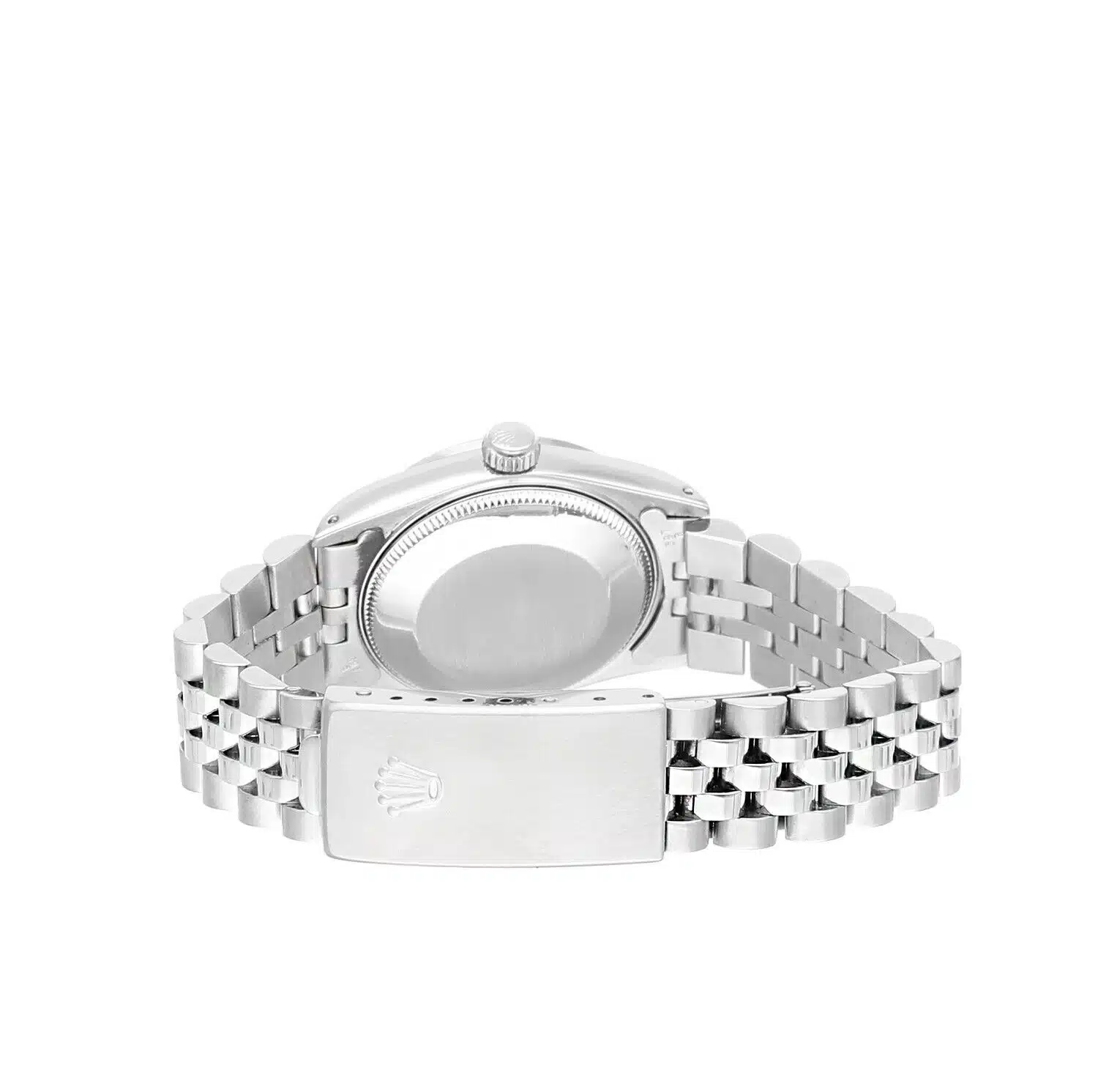 Rolex Datejust 31mm 68274 Silver Diamond Dial Stainless Steel Watch White Gold Bezel – image 7