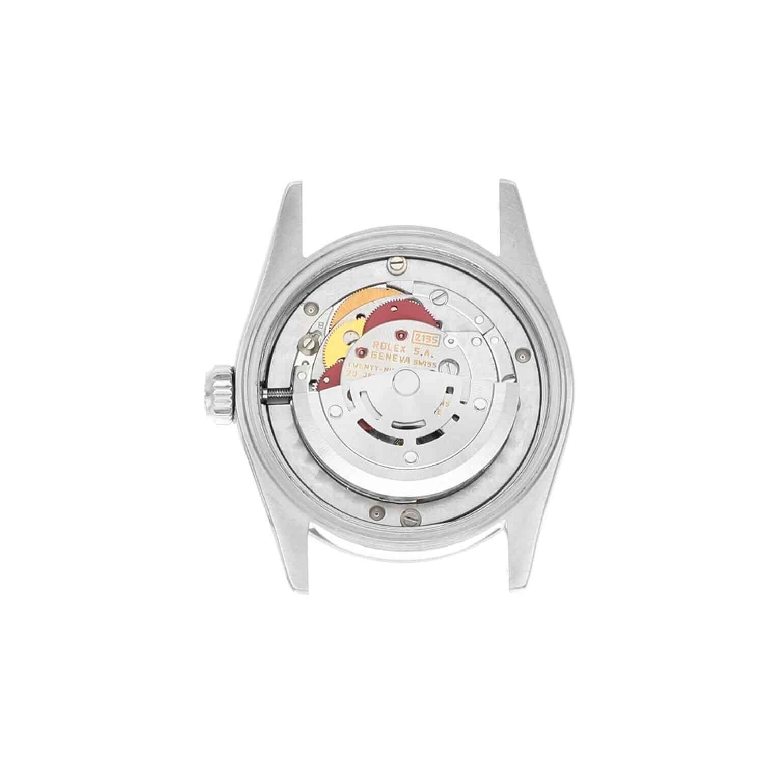 Rolex Datejust 31mm Silver Stick Dial Stainless Steel Watch White Gold Bezel