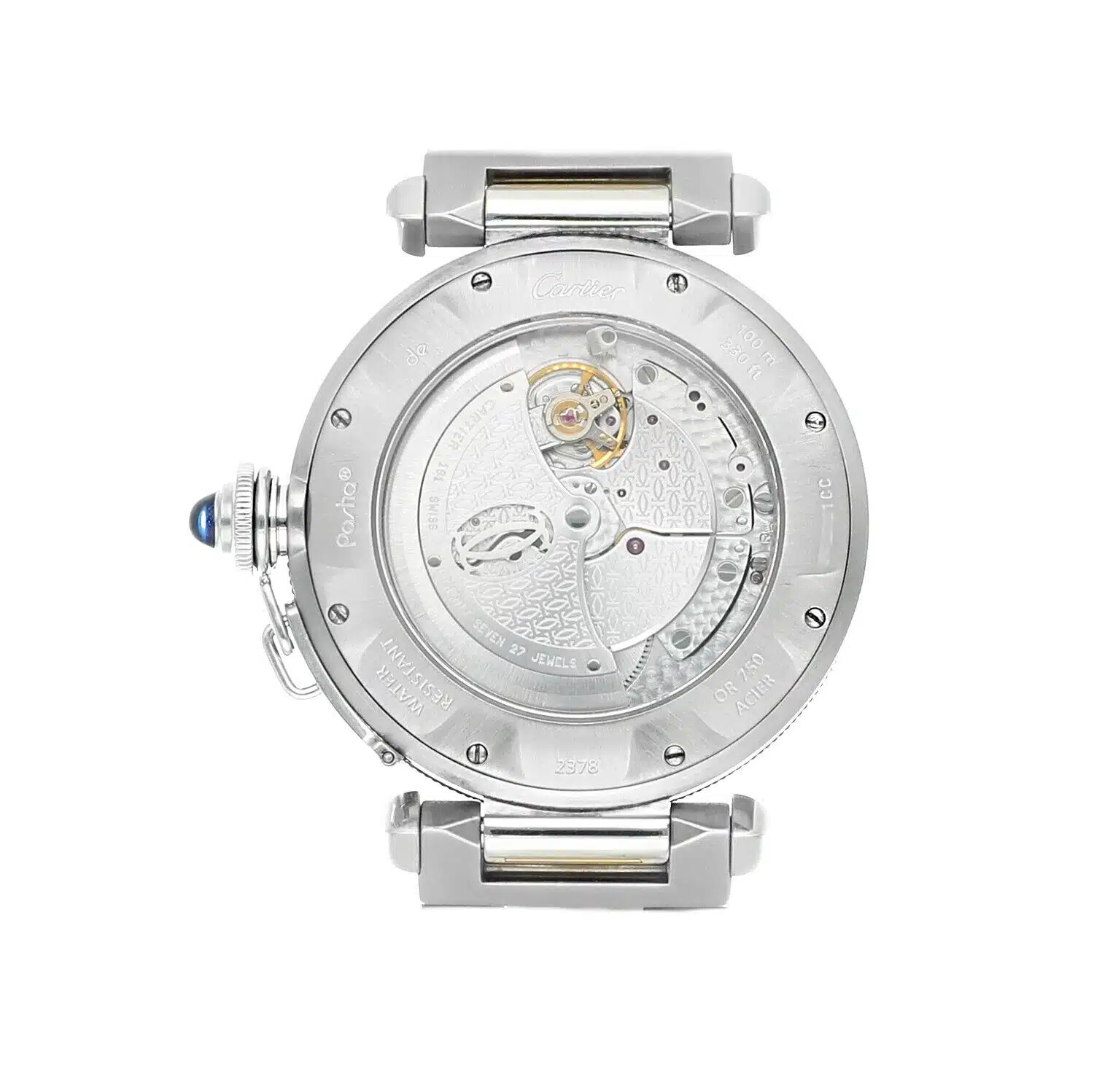 Cartier Pasha Stainless Steel/Yellow Gold Watch 38mm model 2 Pasha – image 8