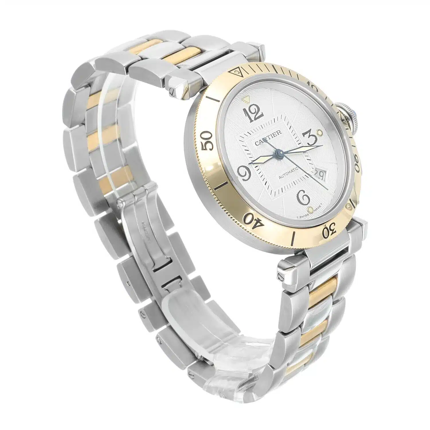 Cartier Pasha Stainless Steel/Yellow Gold Watch 38mm model 2 Pasha – image 7