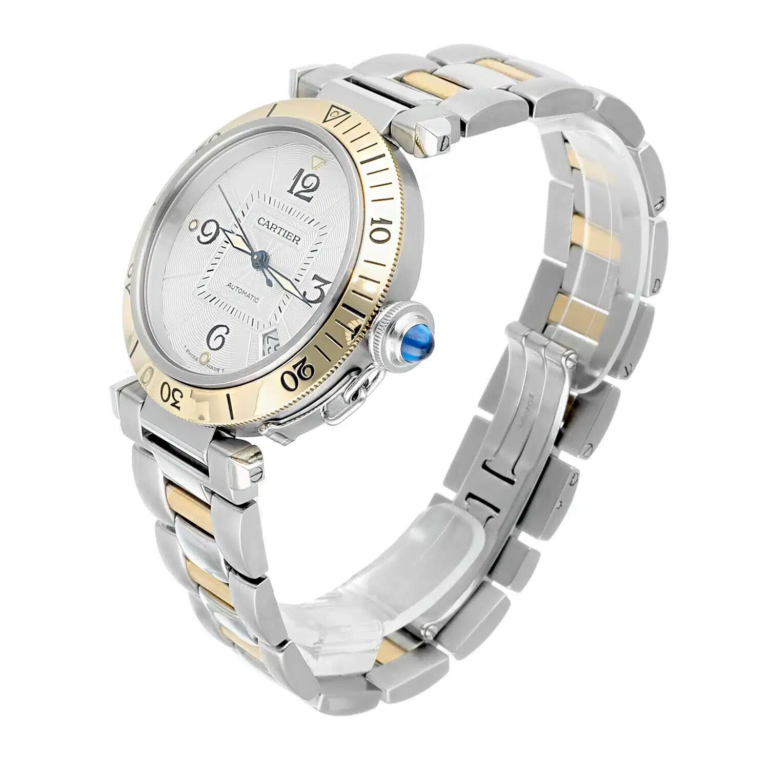 Cartier Pasha Stainless Steel/Yellow Gold Watch 38mm model 2 Pasha – image 4