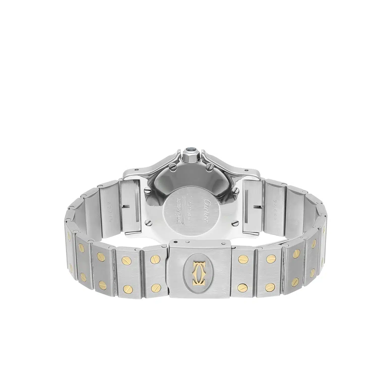 Cartier Santos Ronde Gold Octagon 29mm Women's Watch with Diamond Bezel – image 7