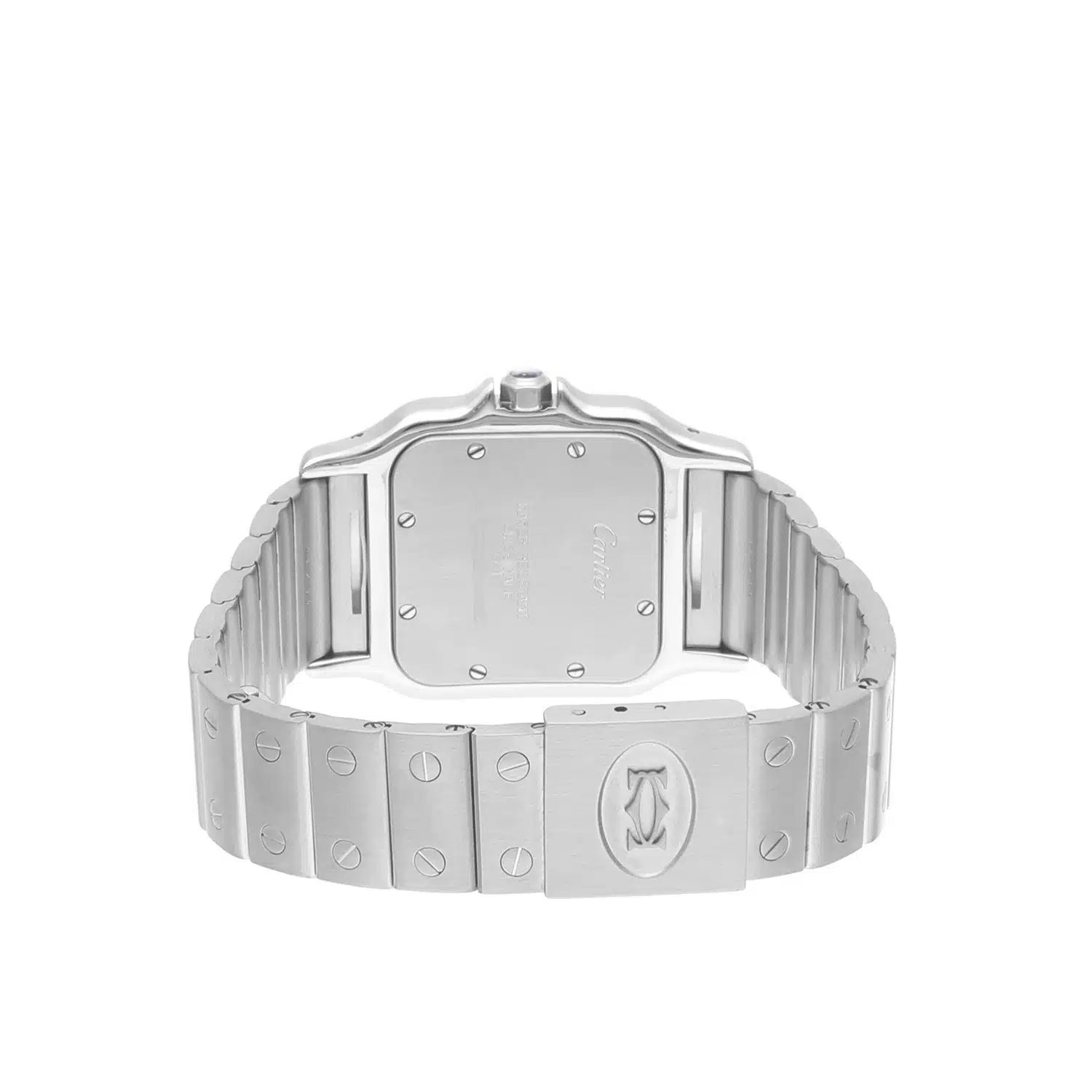 Cartier Santos Galbée W20018D6 29mm Ladies Stainless Steel Watch with Diamond Bezel – image 7
