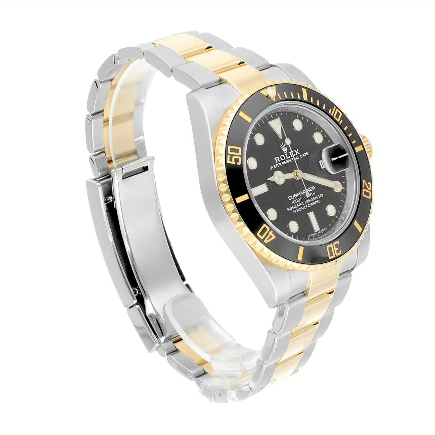 Rolex Submariner Date 116613LN Black Dial 18k Gold/Steel Ceramic Complete Watch – image 6