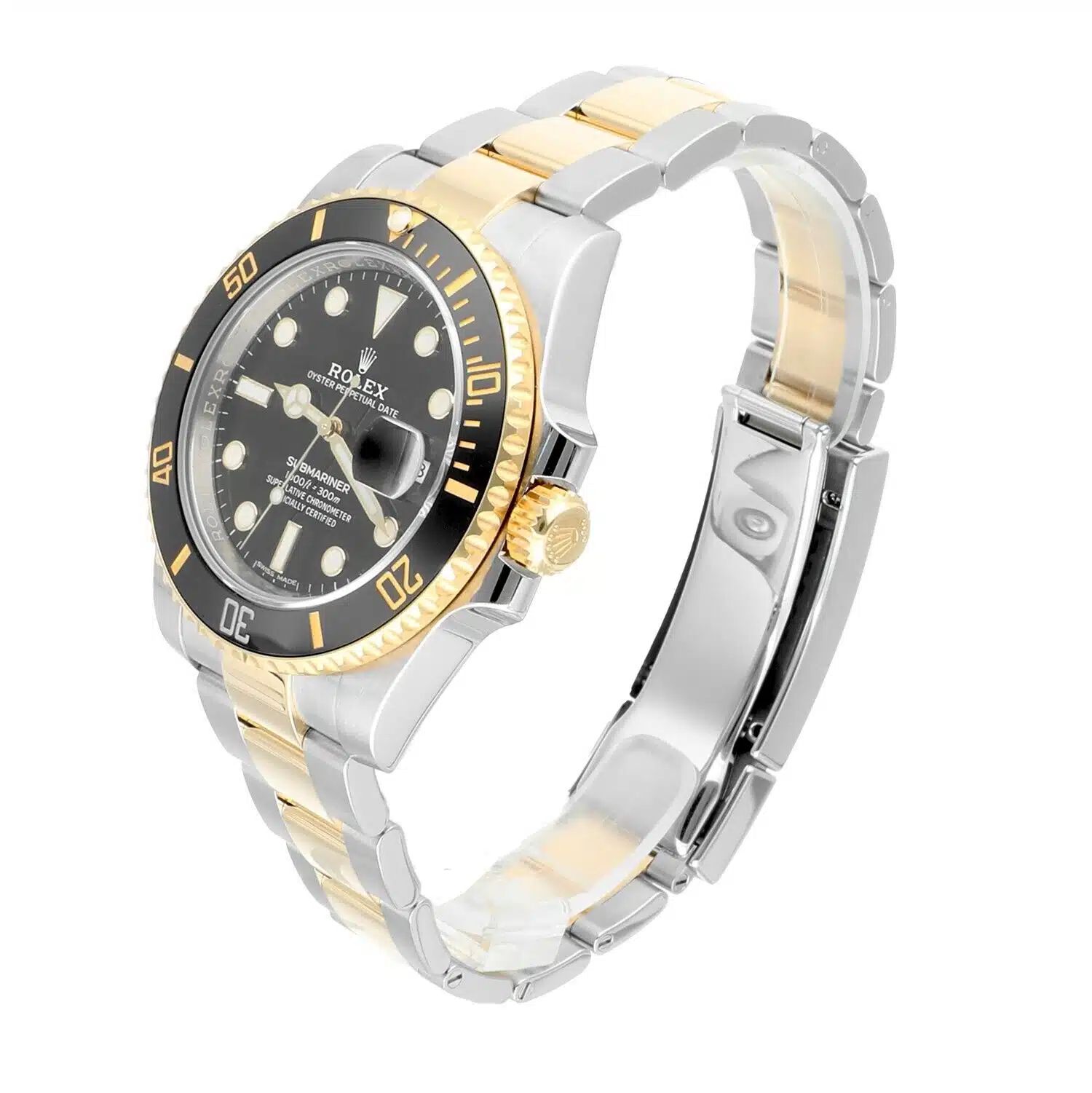 Rolex Submariner Date 116613LN Black Dial 18k Gold/Steel Ceramic Complete Watch – image 3