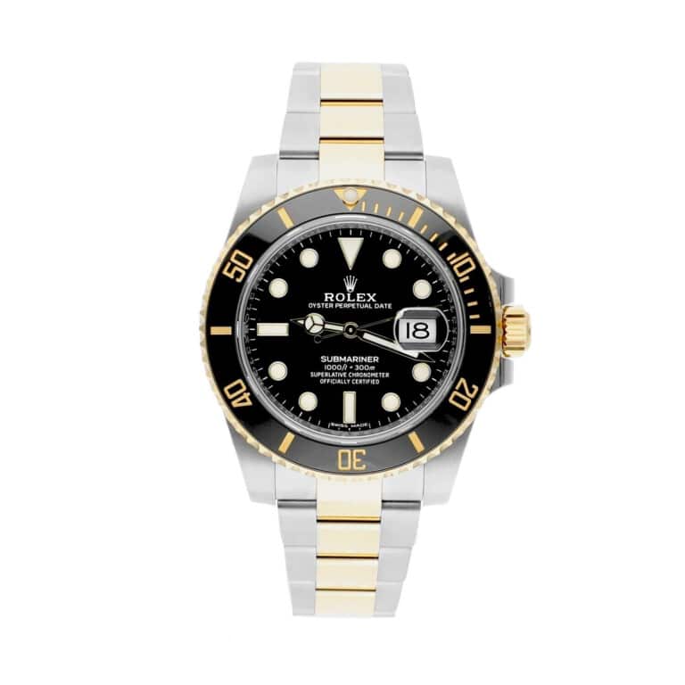 Rolex Submariner Date 116613LN Black Dial 18k Gold/Steel Ceramic Complete Watch – 2014