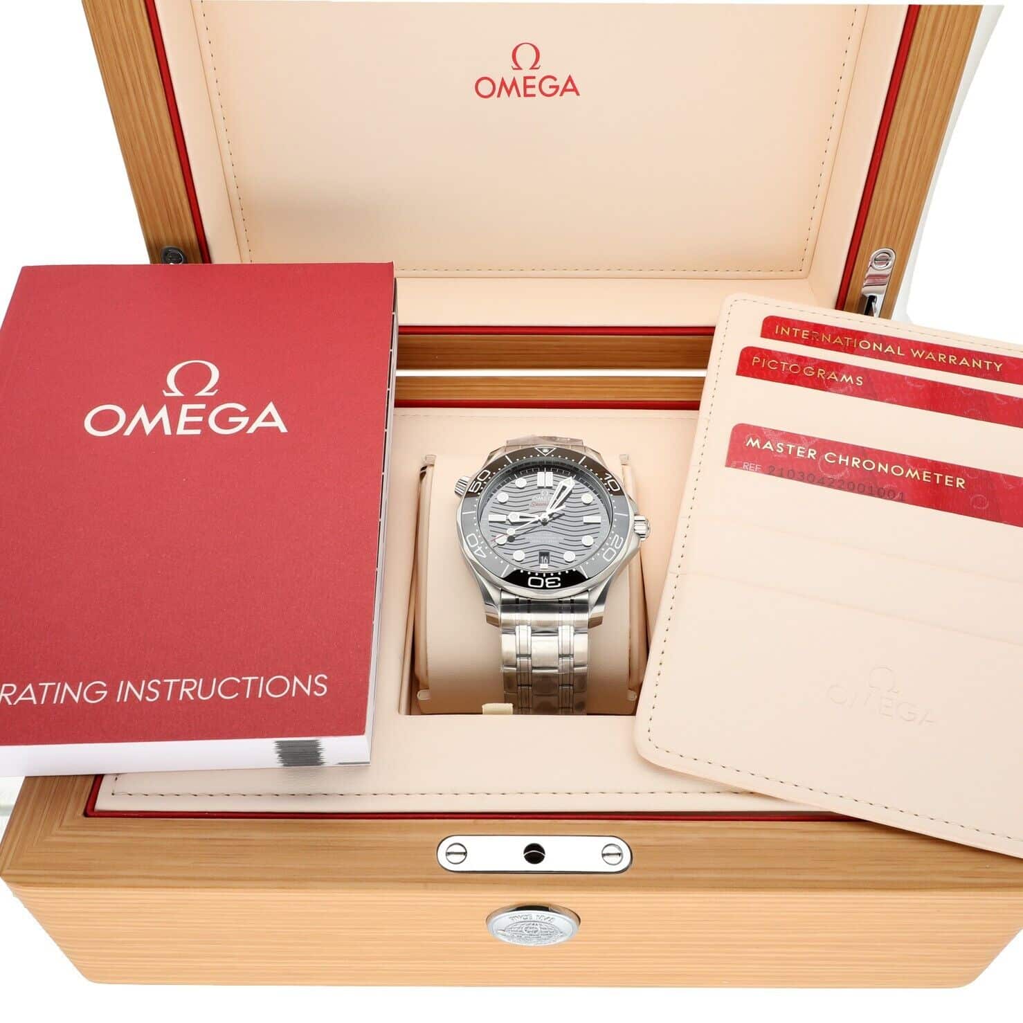 Omega Seamaster Automatic 210.30.42.20.01.001 Chronometer Black Dial Men's Watch