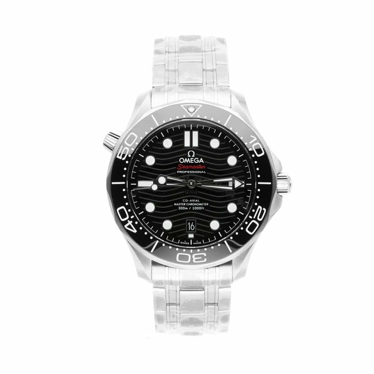 Omega Seamaster Automatic 210.30.42.20.01.001 Chronometer Black Dial Men's Watch