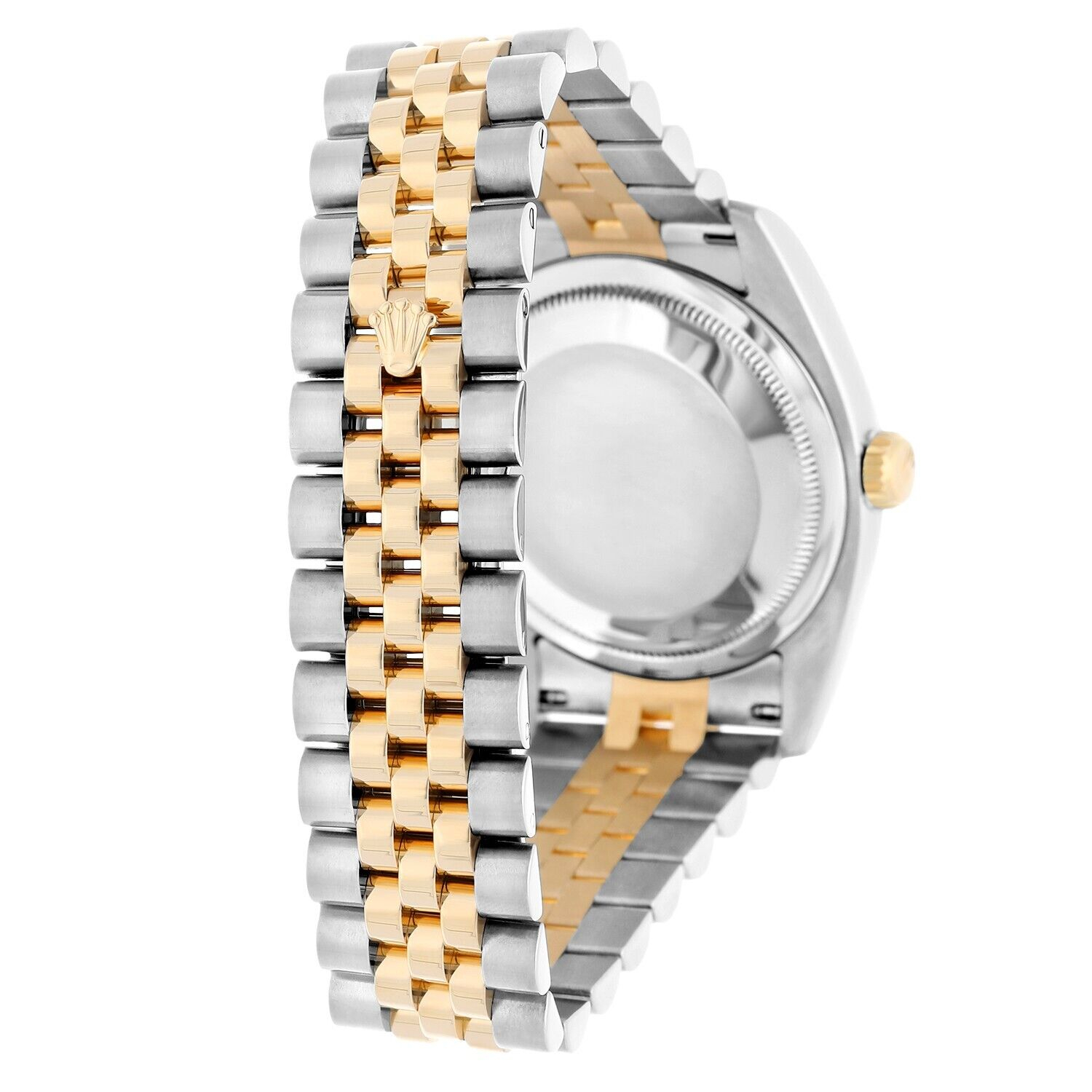 Rolex Datejust 36 Gold & Steel 116233-0151 Watch Champagne Index Dial Jubilee Watch