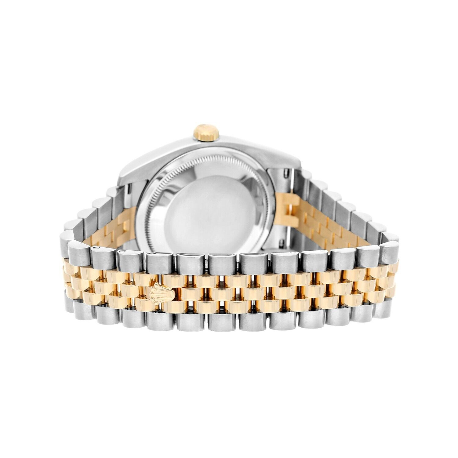 Rolex Datejust 36 Gold & Steel 116233-0151 Watch Champagne Index Dial Jubilee Watch