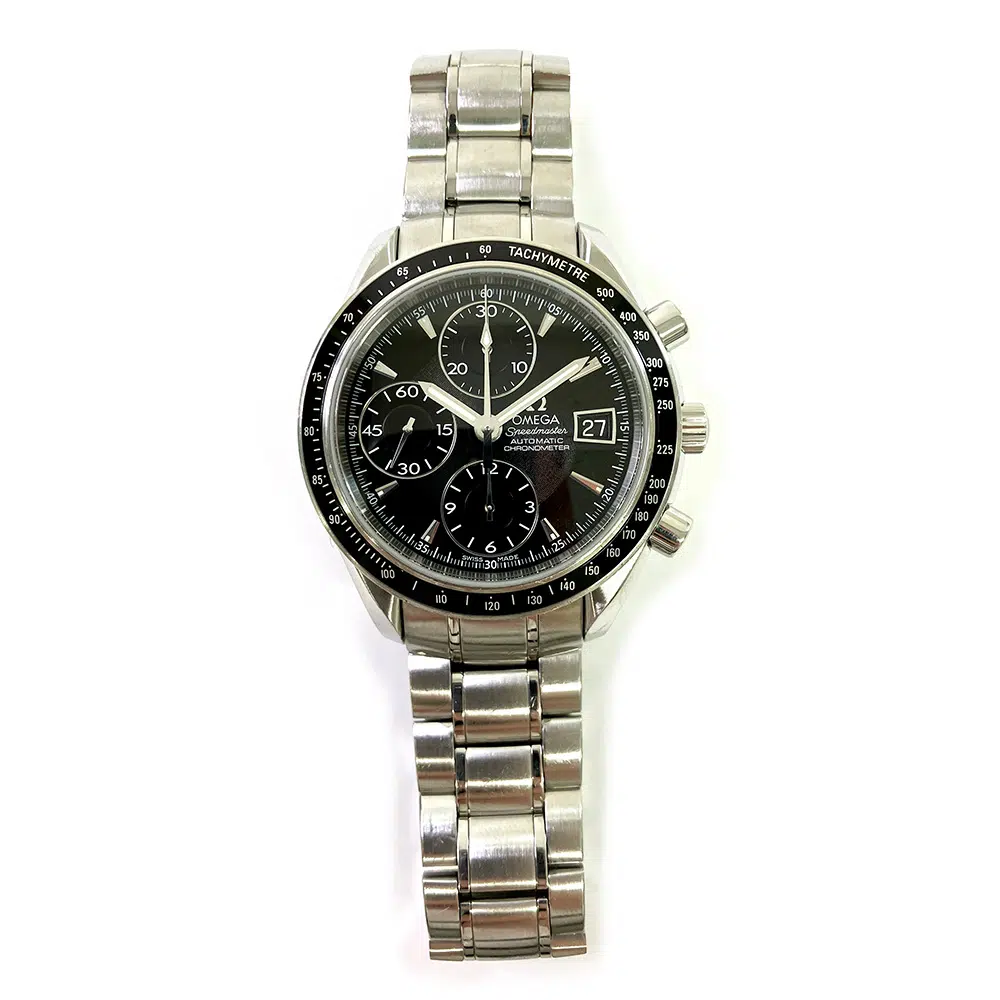 Omega Speedmaster 40mm Chronograph 3210.50.00 Stainless Steel Watch Black Dial 2011