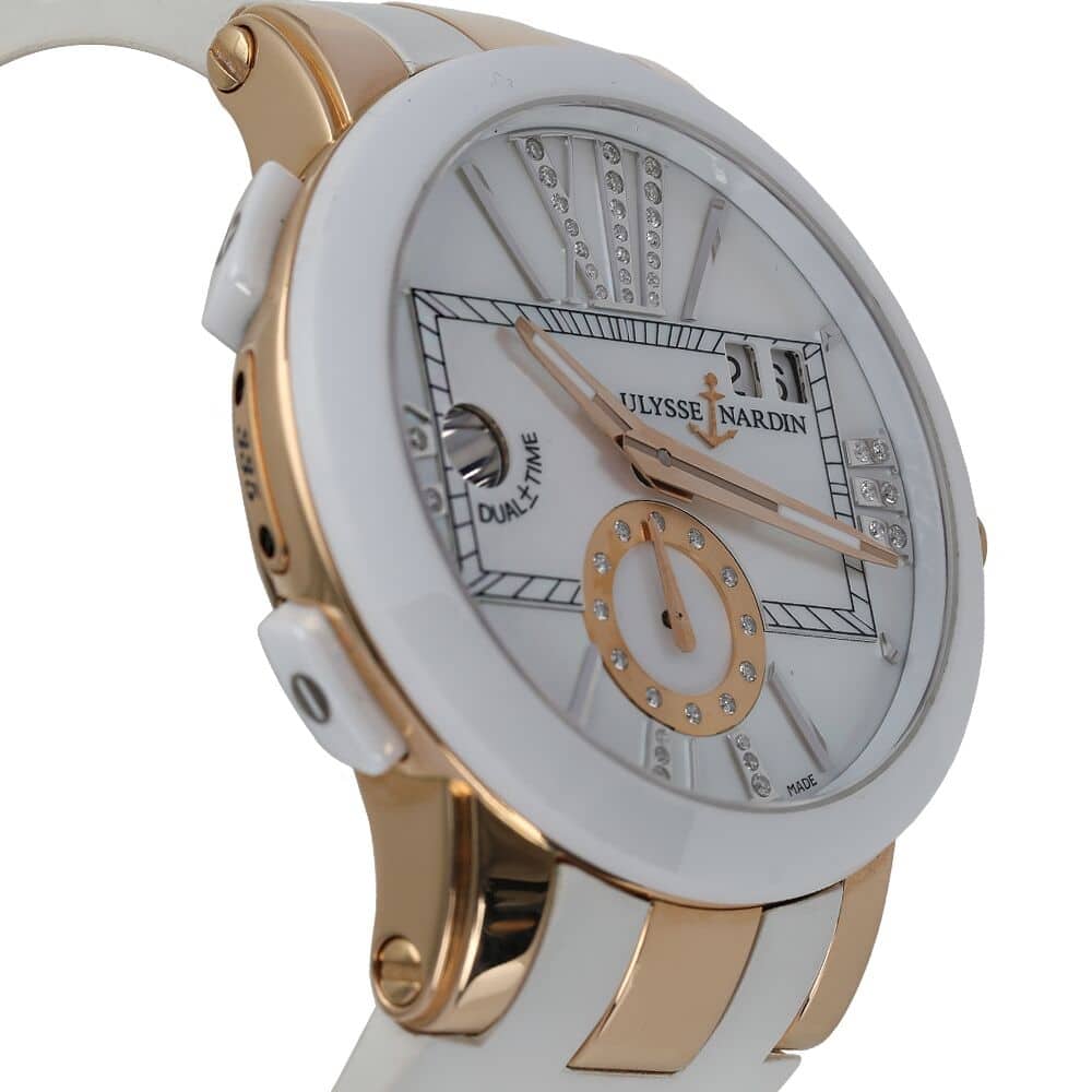 Ulysse Nardin Executive Dual Time Ladies Watch 246-10-3/391