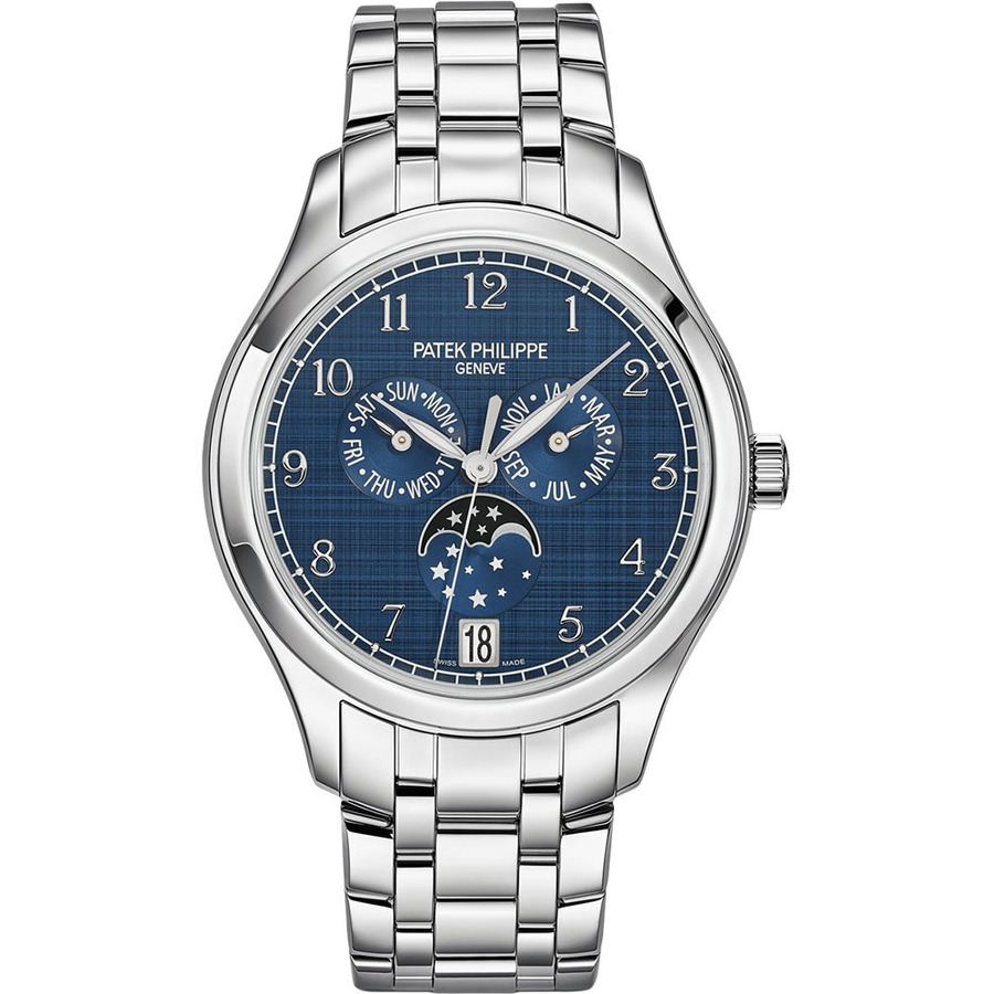 Patek Philippe Complications - Annual Calendar 38 mm Steel Case Blue Dial 4947/1A-001