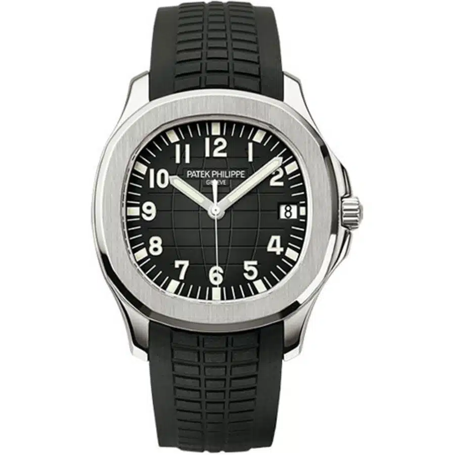 Patek Philippe Aquanaut 40mm 5167A-001 Stainless Steel With Black Rubber Watch Black Dial 2008