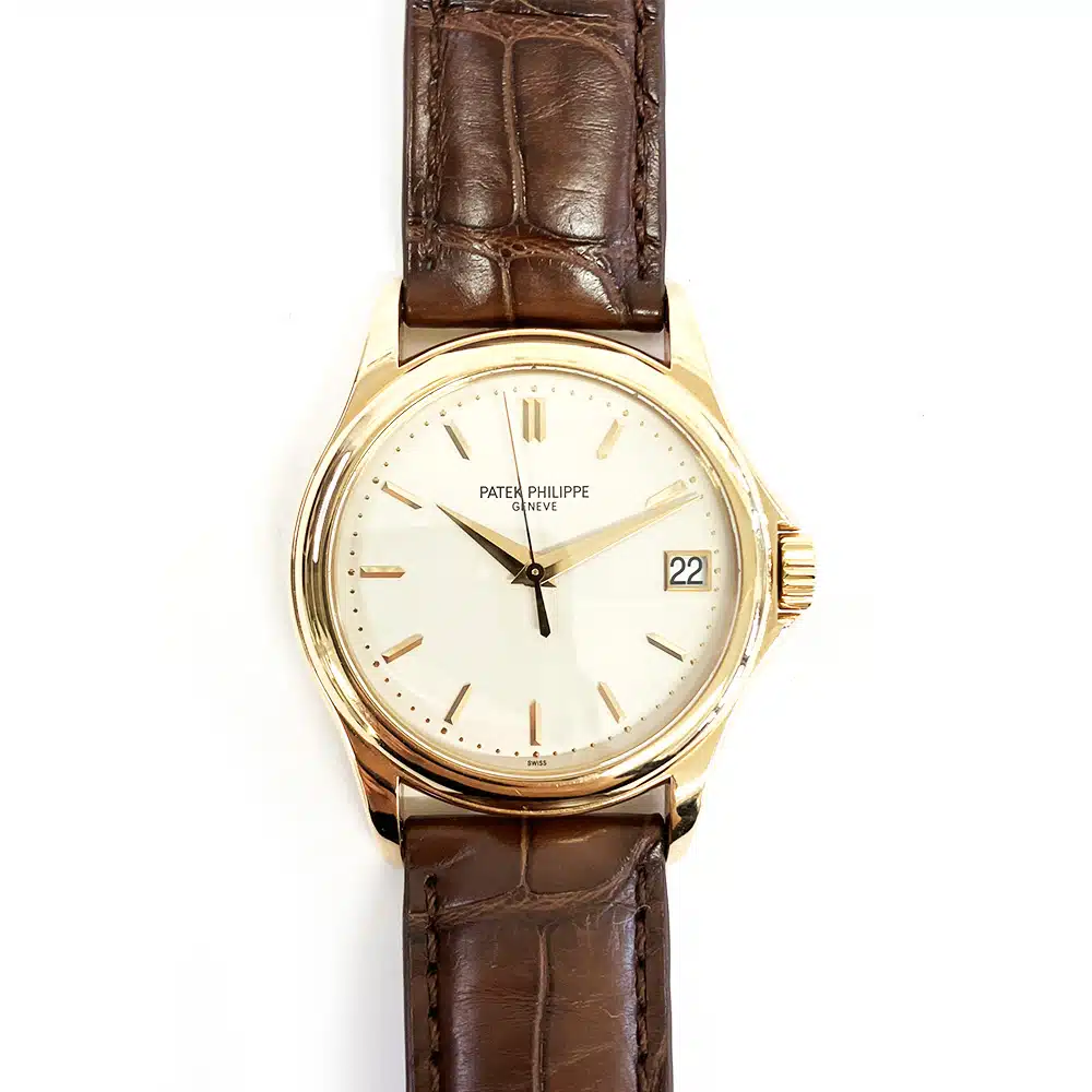 Patek Philippe Calatrava 37mm 5127R-001 Rose Gold With Brown Leather Watch 2013