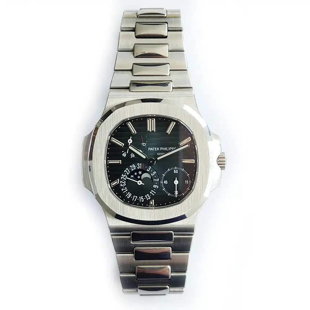 Patek Philippe Nautilus Certified Steel Blue Dial 5712/1A-001 Full Set Watch 2013