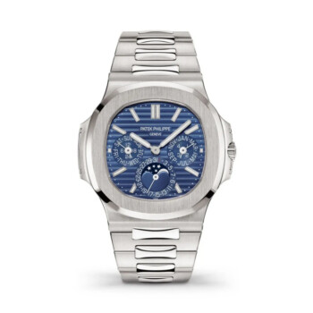 Patek Philippe Nautilus Perpetual Calender 5740/1G-001 40mm White Gold with Blue Dial Watch 2024
