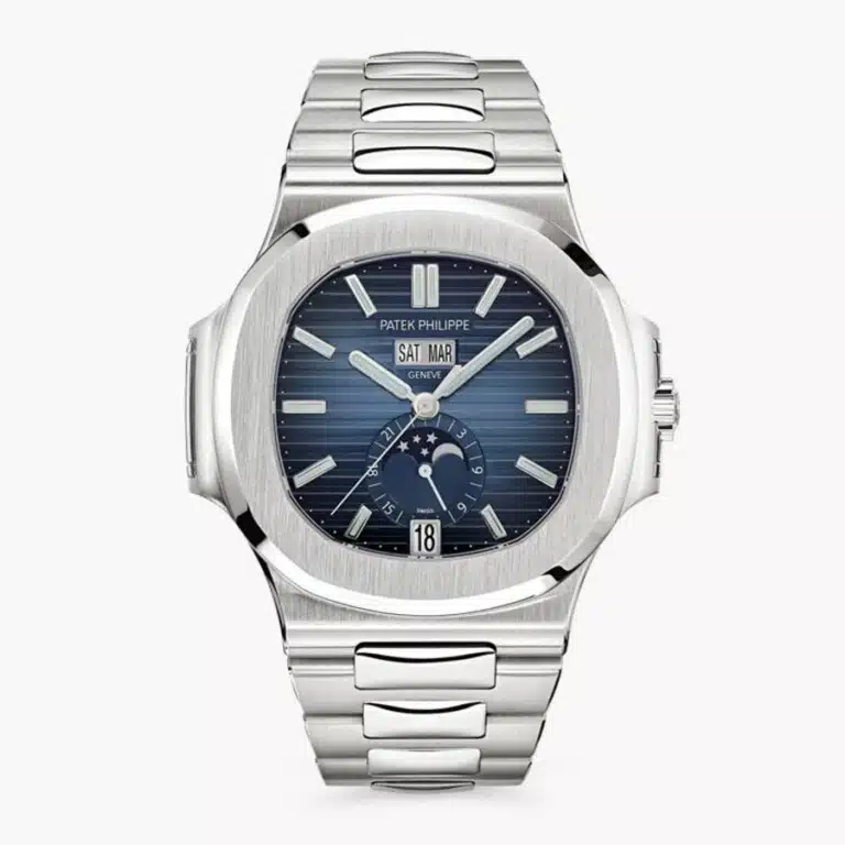 Patek Philippe Nautilus Annual Calender 5726/1A-014 41mm Stainlees Steel with Blue Dial Watch
