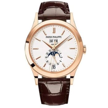 Patek Philippe Complications Annual Calendar 38.5mm 5396R-011 Rose Gold with Brown Leather