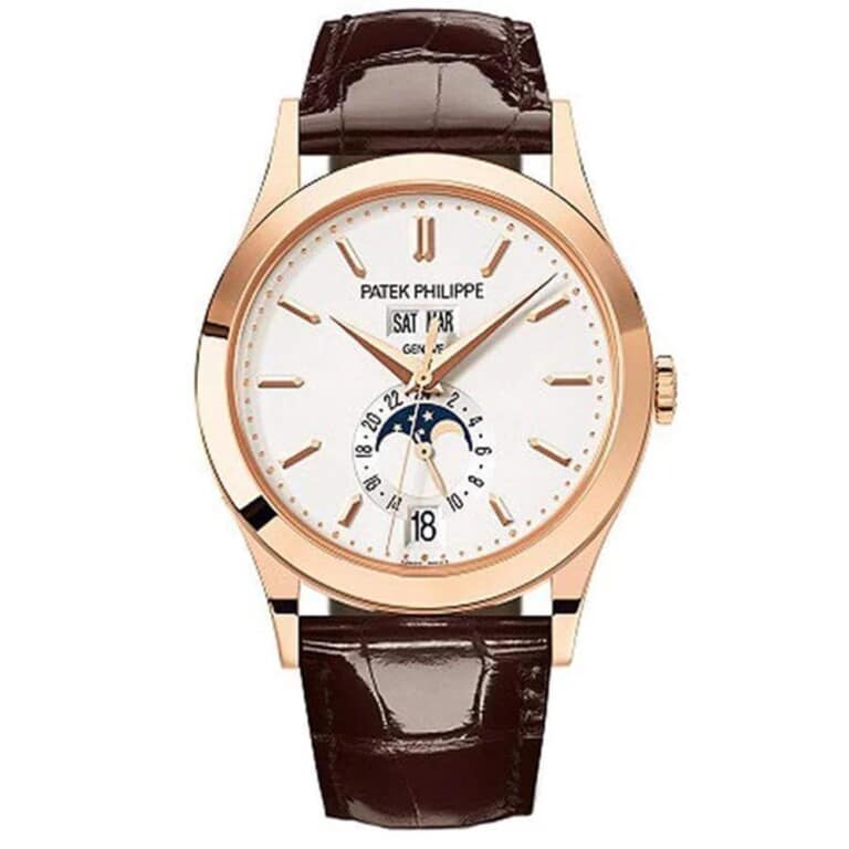 Patek Philippe Complications Annual Calendar 38.5mm 5396R-011 Rose Gold with Brown Leather