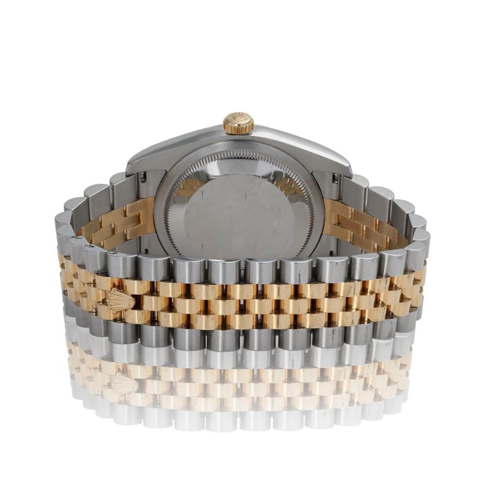 Rolex Datejust 36mm Blue Pattern Arabic Dial 116233 Stainless Steel Two Tone Watch