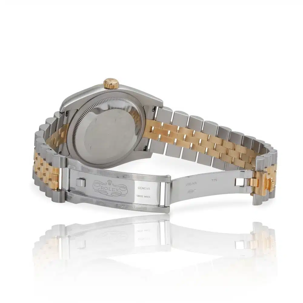 Rolex Datejust 36mm Blue Pattern Arabic Dial 116233 Stainless Steel Two Tone Watch – image 9
