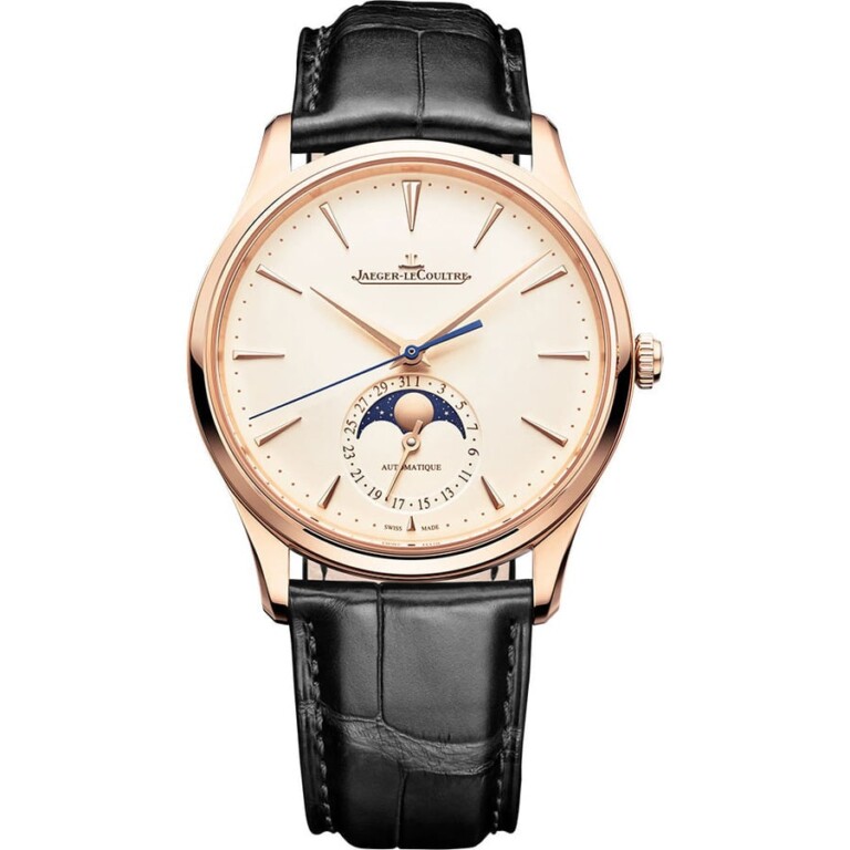 Jaeger LeCoultre Master Ultra Thin Moon 1362511 Alligator Strap 39mm Watch 2024