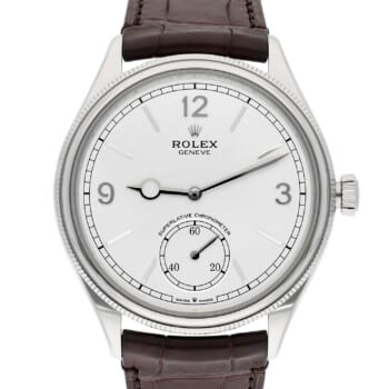 Rolex The Perpetual 1908 reference 52509 18kt White Gold 39mm White Dial Unworn