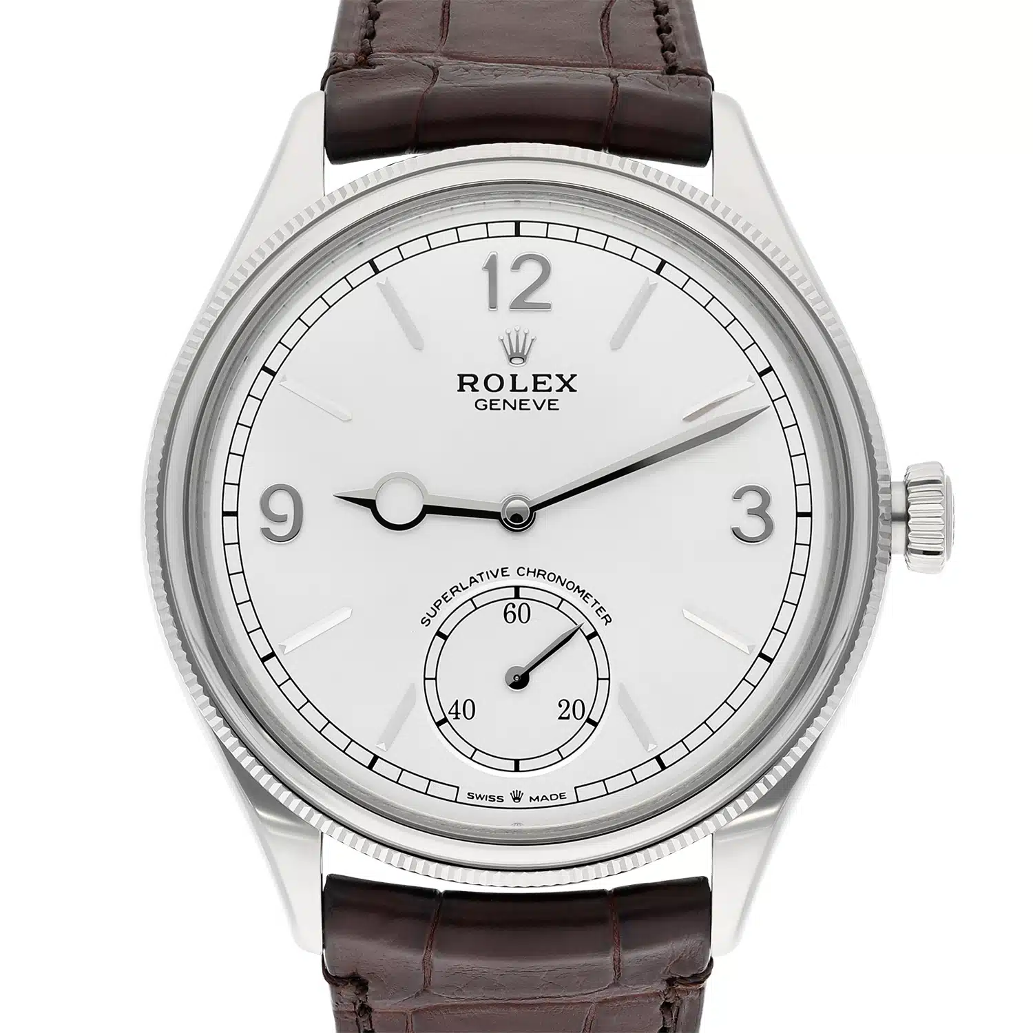 Rolex Perpetual 1908 Ref. 52509-0006 - 18kt White Gold 39mm White Dial
