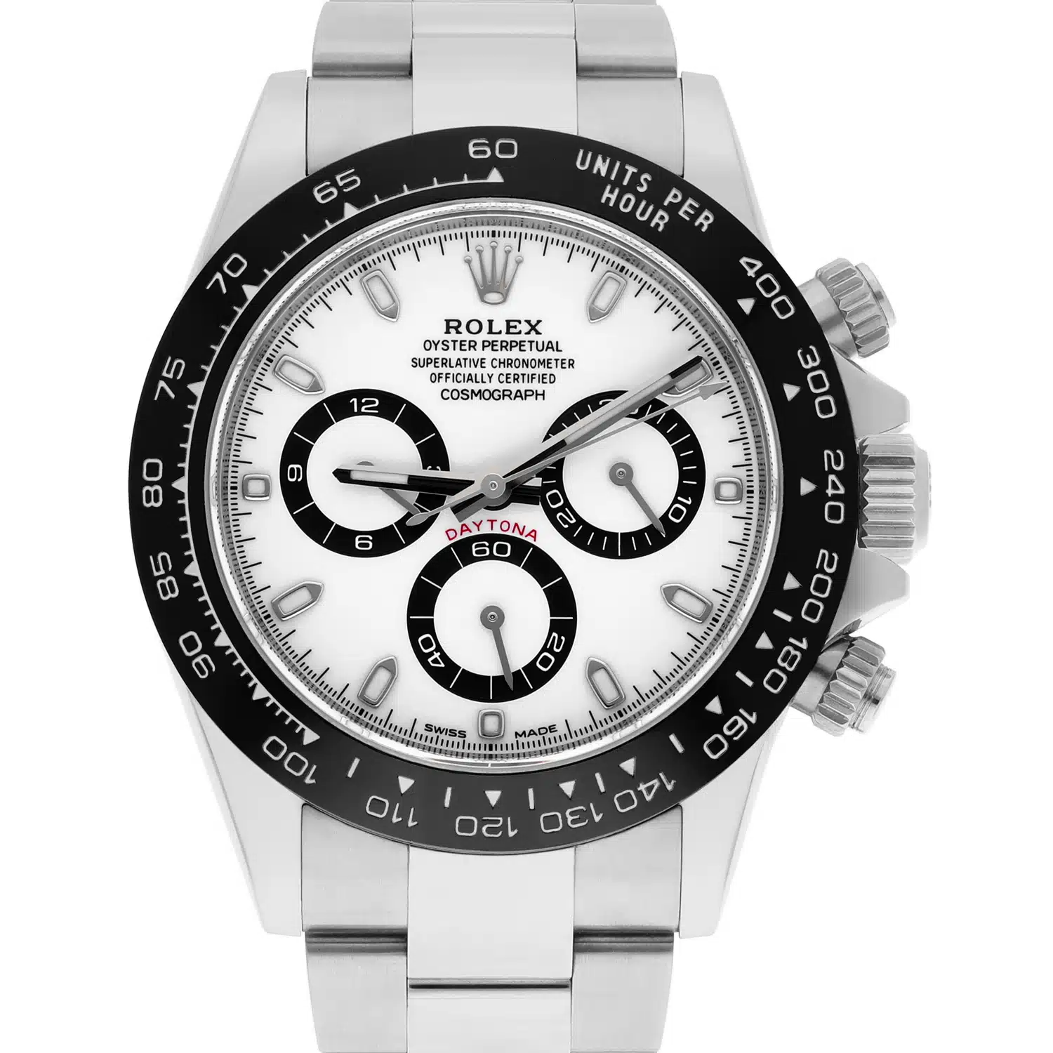 Rolex Panda Cosmograph Daytona 116500LN White Dial Box/Papers MINT