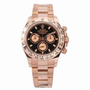 Rolex Cosmograph Daytona Black Dial 116505-0008 Rose Gold Oyster Watch 2017