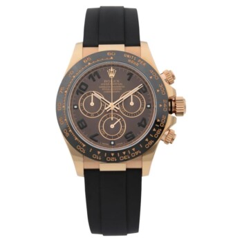 Rolex Cosmograph Daytona 116515ln-0015 40mm Chocolate Arabic Dial Black Rubber Strap Rose Gold Watch – Payment link 2