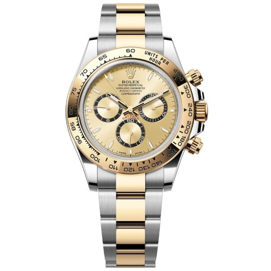 Rolex Daytona 40mm 126503-0004 Steel & Gold Oyster Watch Champagne Dial