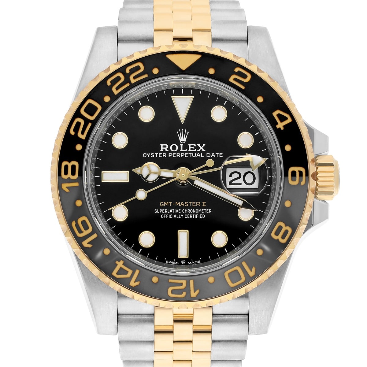 Rolex GMT-Master II 126713GRNR Bumblebee Gold and Stainless Steel Jubilee