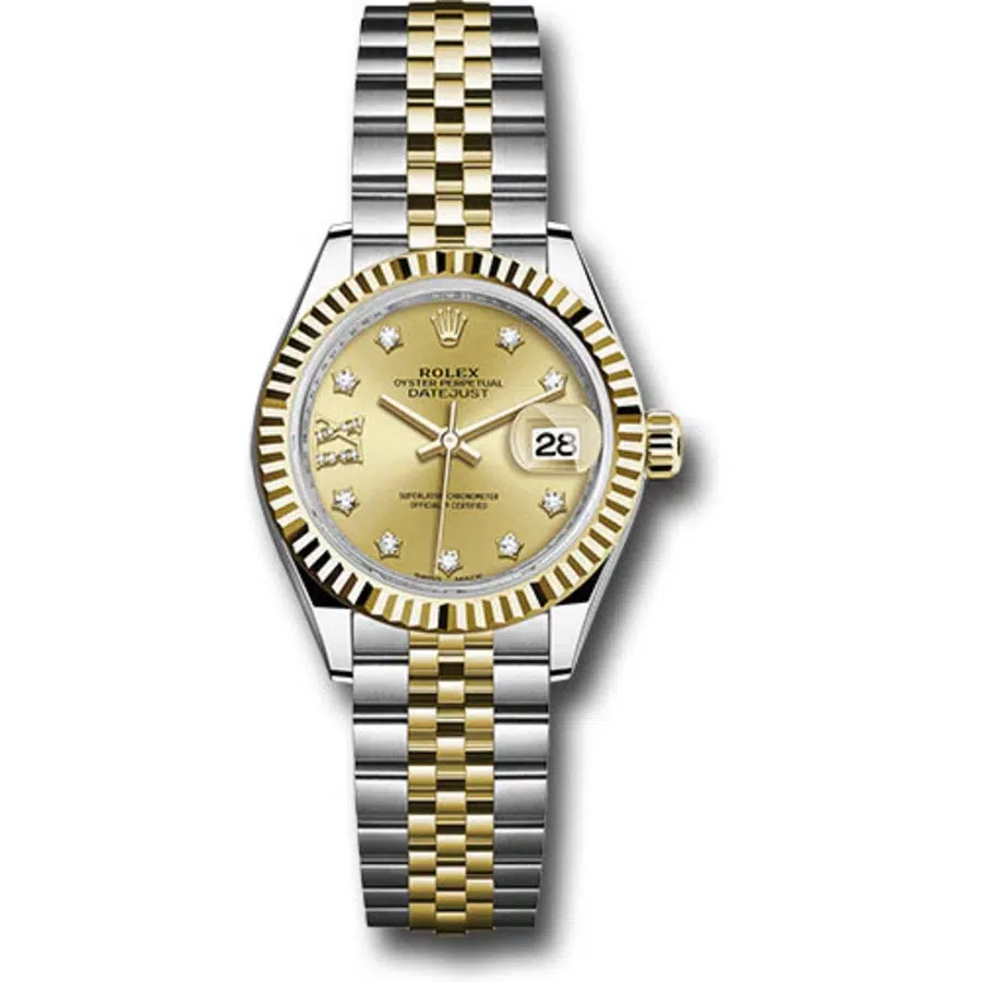 Rolex Lady-Datejust 28mm 279173G Stainless Steel/Yellow Gold with Champagne Dial Watch 2020