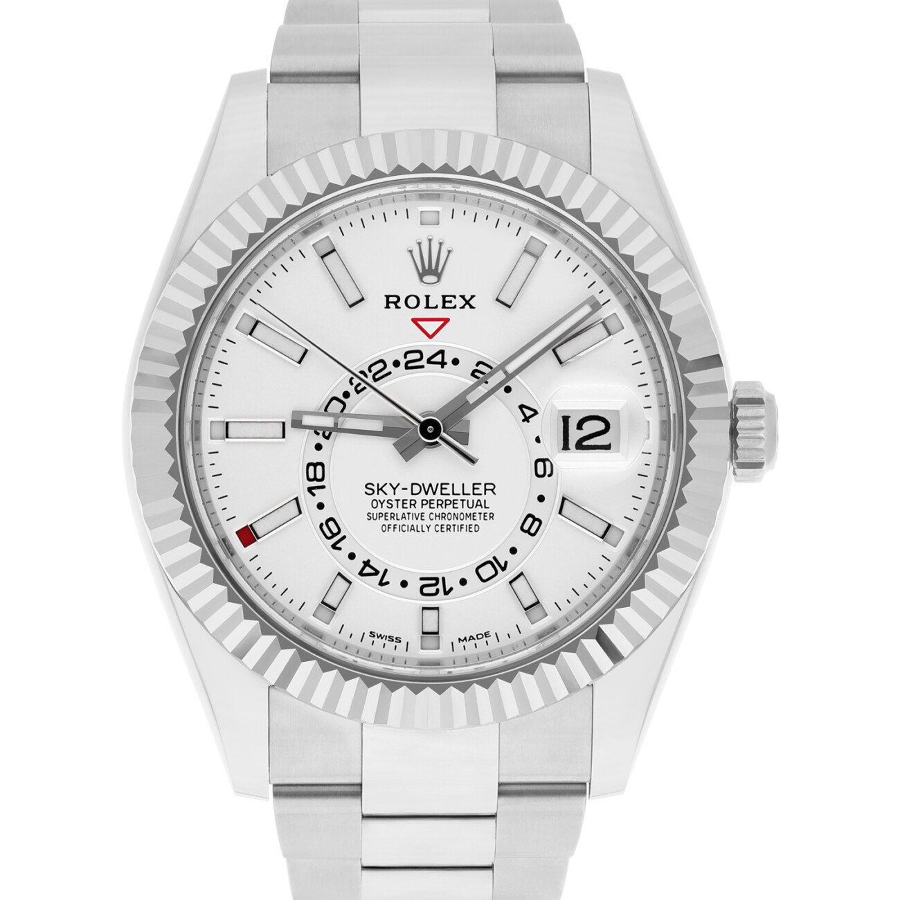 Rolex Sky-Dweller 326934-0001 White Dial Stainless Steel Oyster Unworn 2023