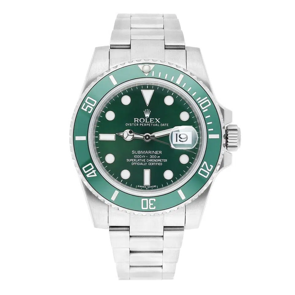 Rolex Submariner Date 40mm HULK Steel Green Ceramic Bezel-Green Dial 116610LV