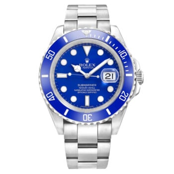 Rolex Submariner 116619LB Smurf, white gold, blue dial and bezel