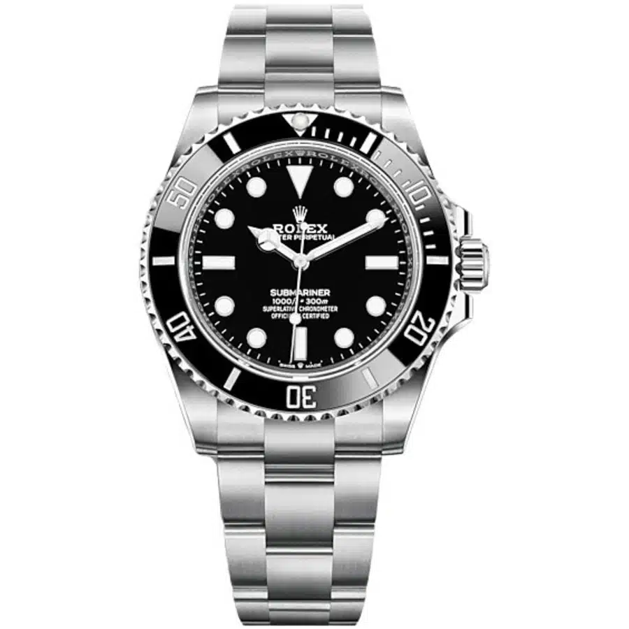 Rolex Submariner 41mm 124060 Oyster Stainless Steel Watch Black Dial 2022