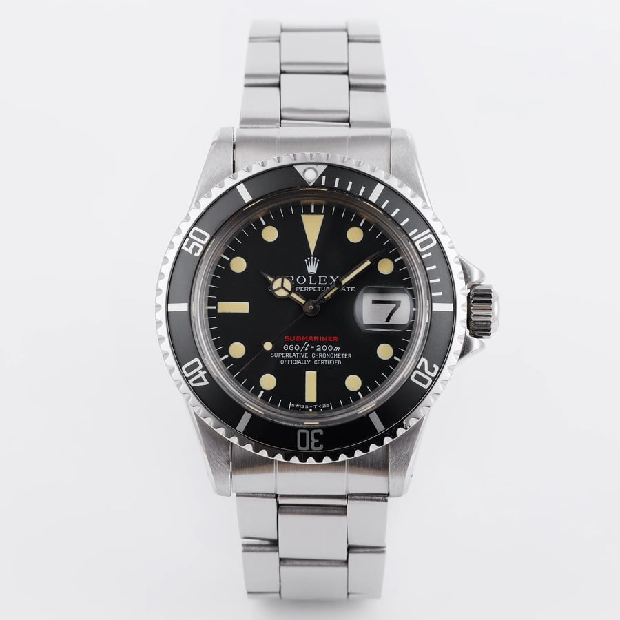 Rolex Submariner 1680 40mm Oyster  Stainless Steel with Black Dial Watch