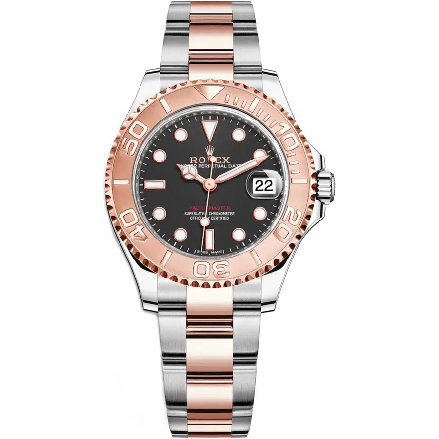 Rolex Yacht-Master 126621-0002 Stainless Steel/Rose Gold with Black Dial