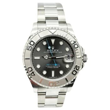 Rolex Yacht-Master 37 268622 37mm Platinum with Slate Dial Watch 2017