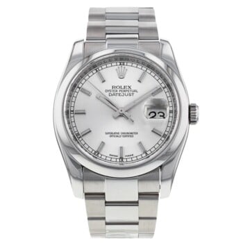 Rolex Datejust 116200 36mm Stainless Steel with Silver Dial Watch